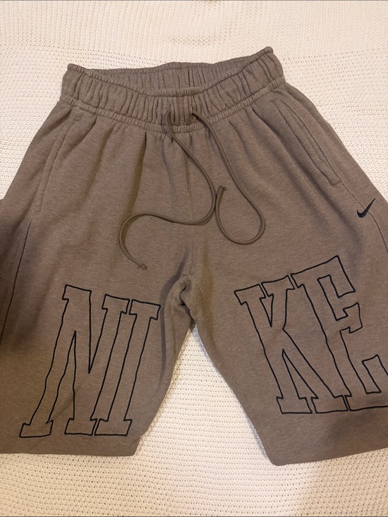 Nike Pants - Nike Taupe Graphic Logo Sweats